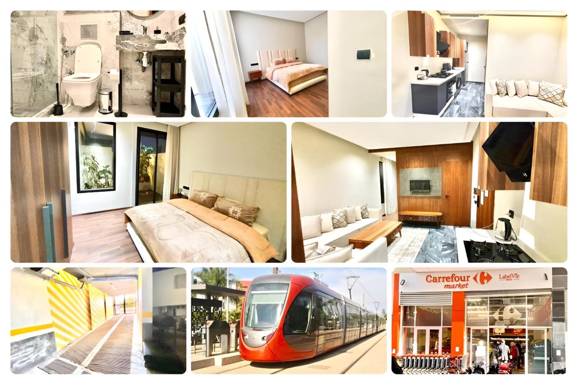 New Modern 1 Bedroom 1Min Fr Tramway Casa Blanca Exterior foto